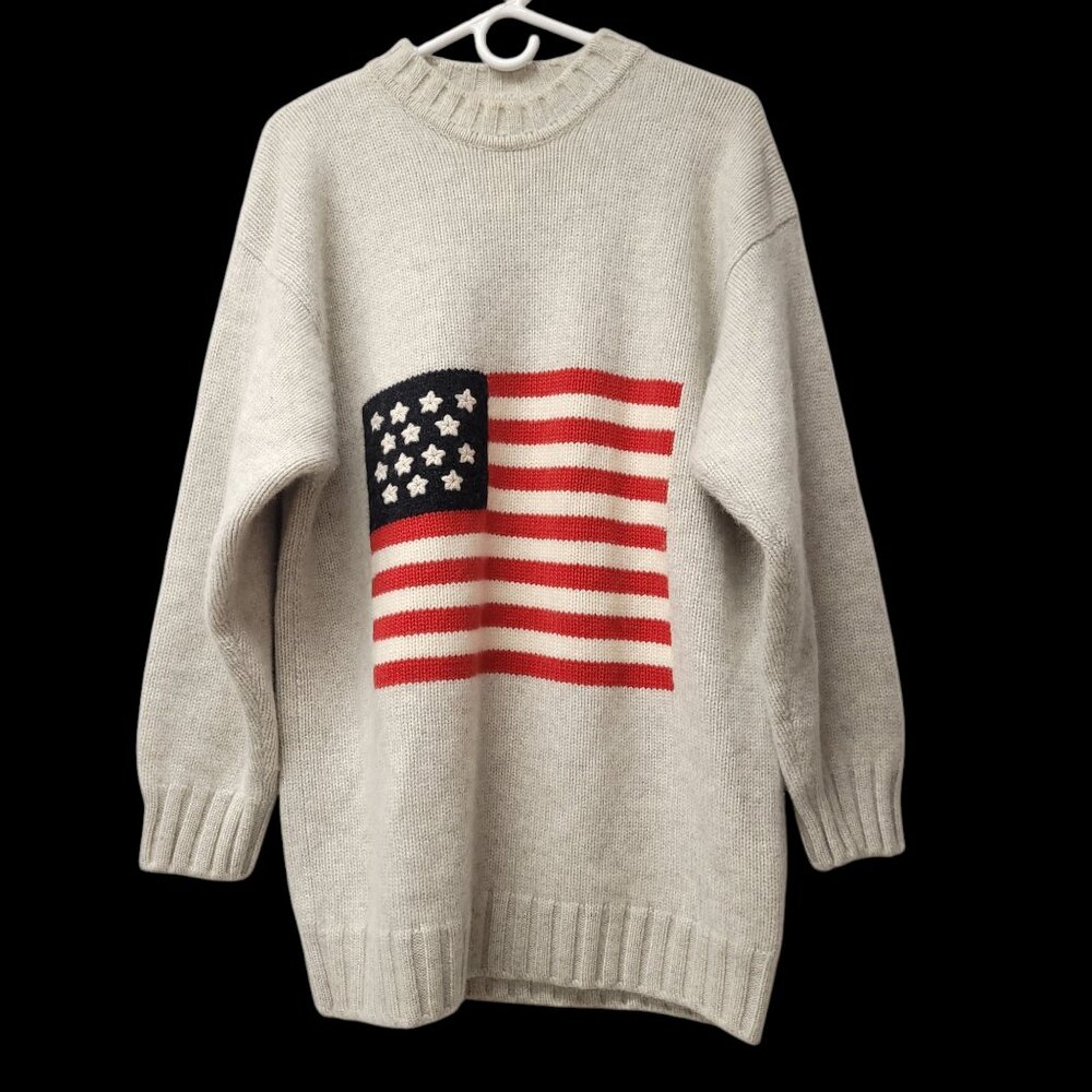Womens Cashmere Crew Neck Long Sleeve Sweater Size 48 Heavy Soft Made In Italy